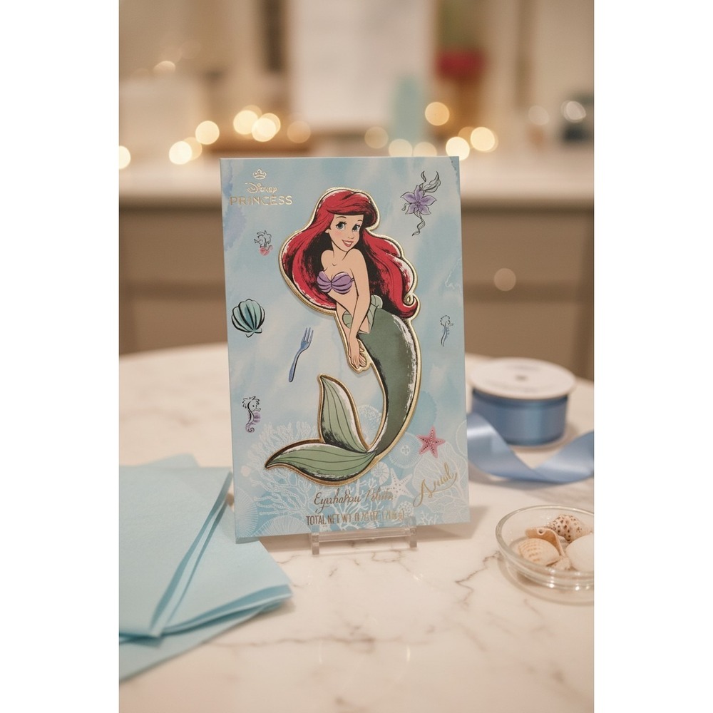 Taste Beauty Disney Princess Ariel Eyeshadow Palette  New 12 Colors!